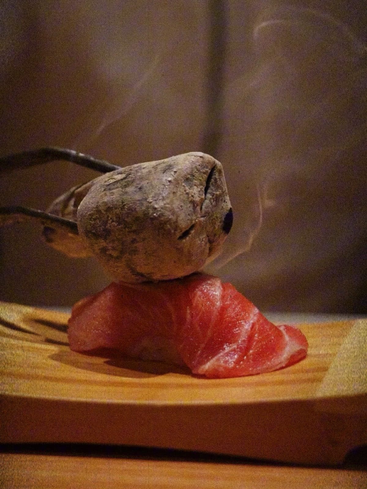 O-Toro braisé au binchotan